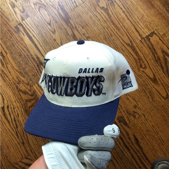 Dallas Cowboys Vintage Spell Out Snap Back - Picture 4 of 5